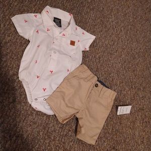 American Hawk baby outfit